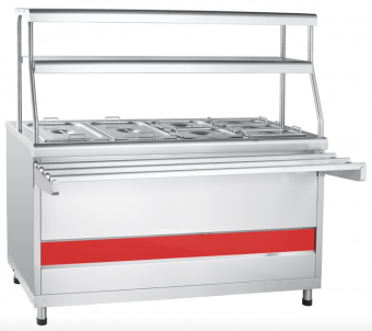 Мармит вторых блюд Abat ПМЭС-70КМ-80 (210000802111) в ШефСтор (chefstore.ru)